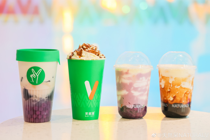 天然呆奶茶产品